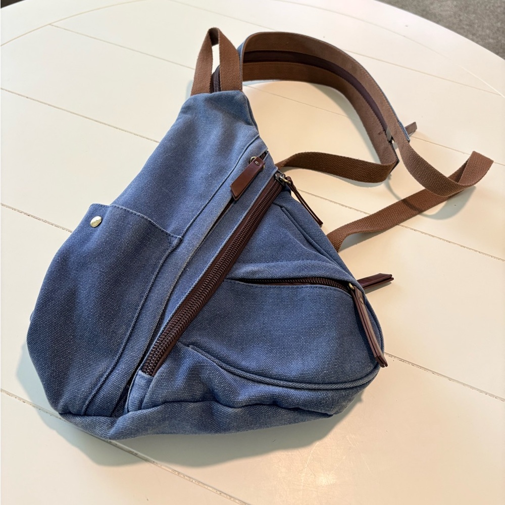 Antik Kraft denim sling bag